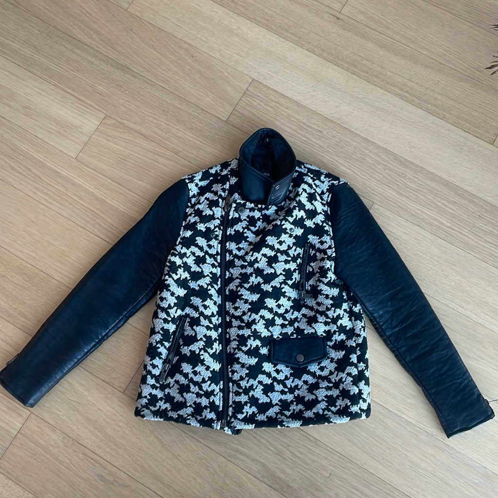 Mango Leather Jacket